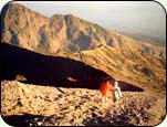 Volcano climbing