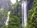 Secret waterfall in Bali