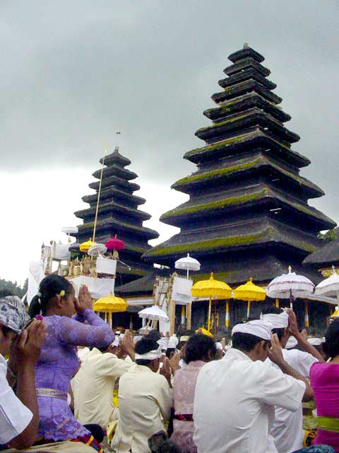 Ceremony at Besakih Temple - Bali