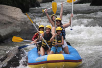 rafting bali famille