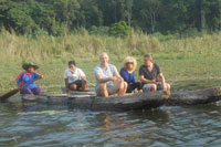 pirogue lac bali